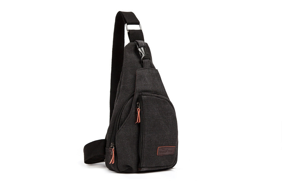 Men Chest Pack Canvas Crossbody Bags