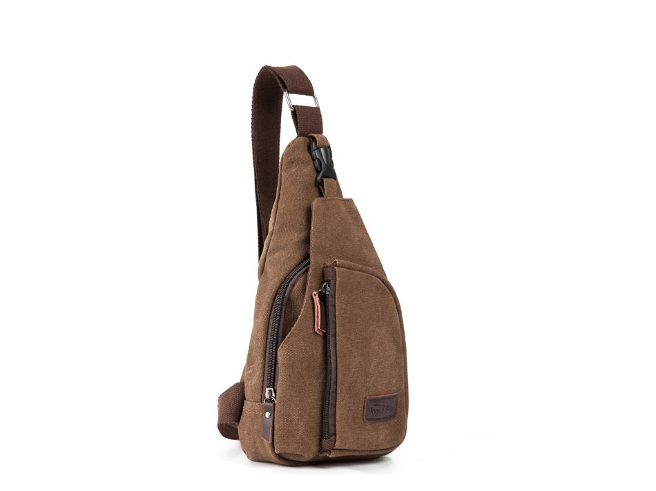 Men Chest Pack Canvas Crossbody Bags