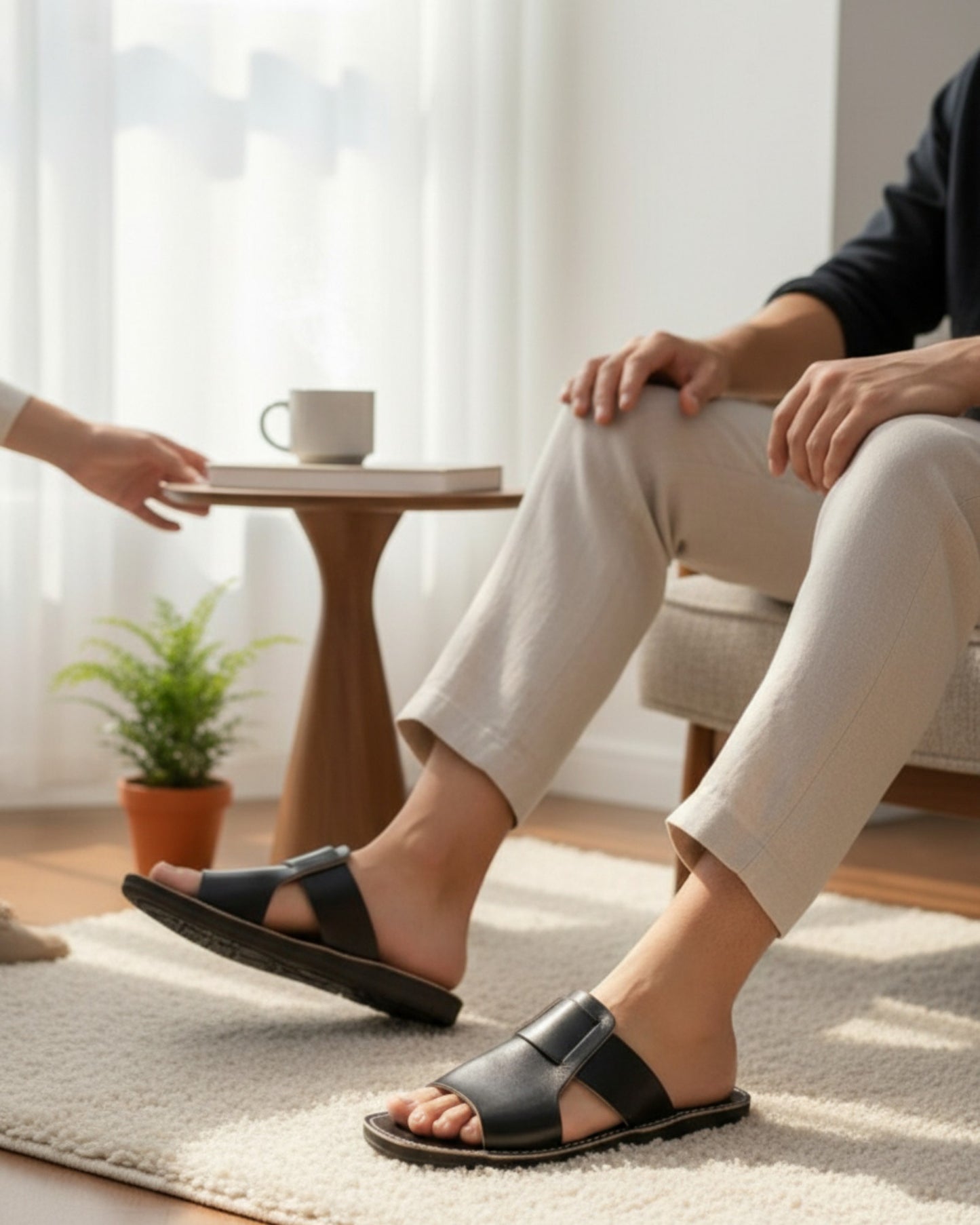 Men Sandals Pure Genuine Leather