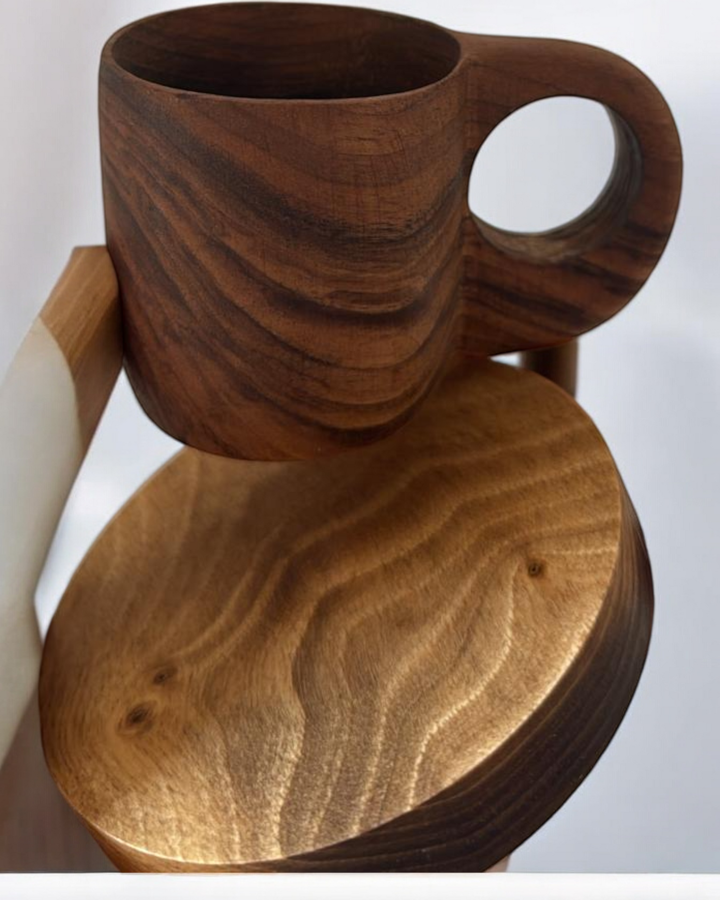 Walnut Wood Tea Coffee Cup