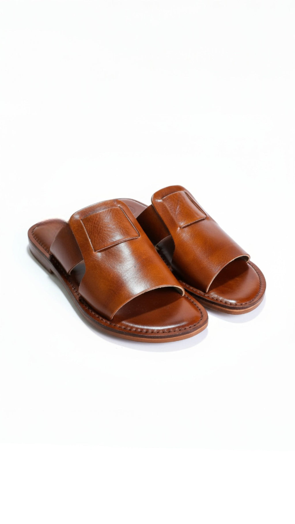 Men Slippers 100% Pure Genuine Leather – Handmade Comfort & Style