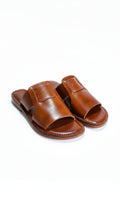 Men Slippers 100% Pure Genuine Leather – Handmade Comfort & Style
