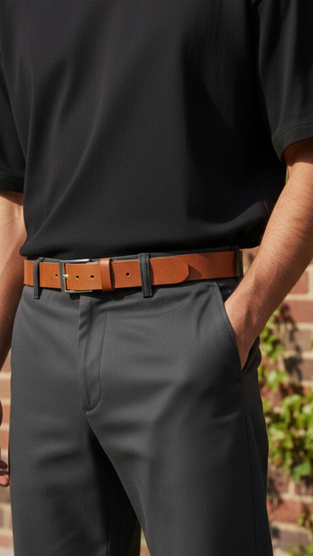 Men Genuine Leather Belts set of 3 pcs