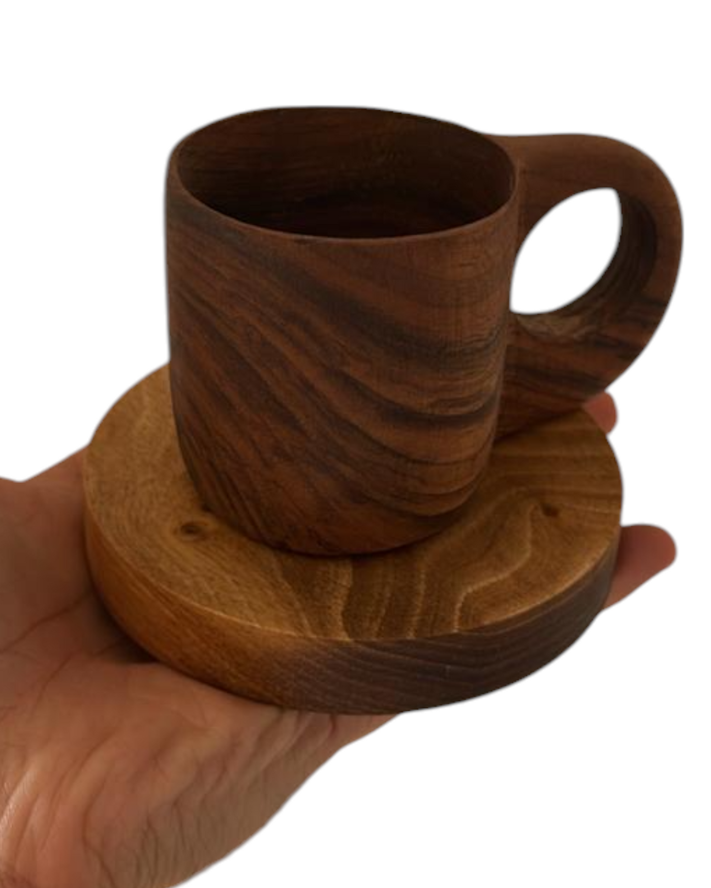 Walnut Wood Tea Coffee Cup