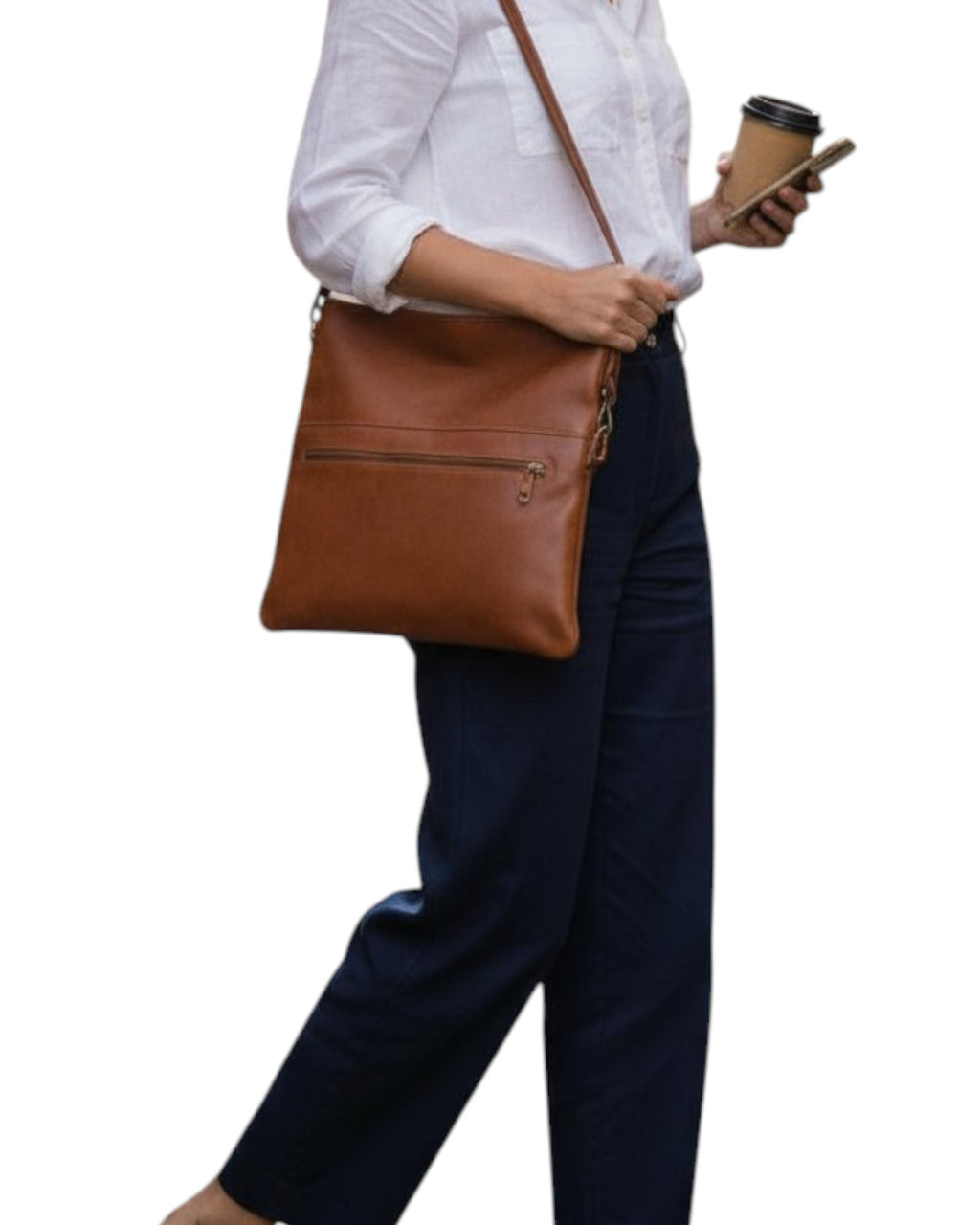 Pure Leather Women Bag – Handmade Full-Grain Leather Handbag